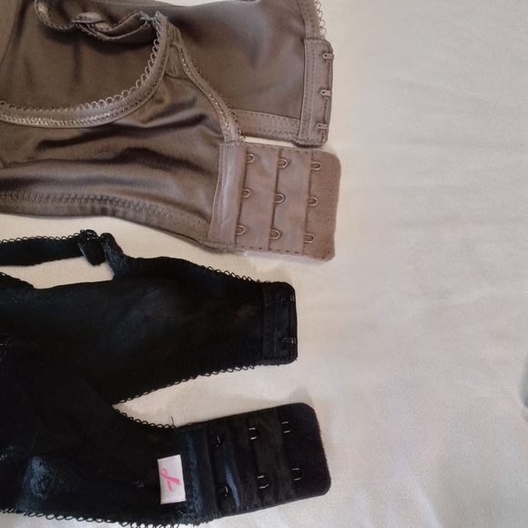 Wacoal Lot of 4 Unlined Underwire Bras 36D Black Awareness Beige Lace Taupe - Picture 12 of 12